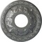 Ekena Millwork Leaf Ceiling Medallion (Fits Canopies up to 4 3/4"), 11 3/8"OD x 3 5/8"ID x 1 1/8"P, Silver CM11LFSLS - alternate 1